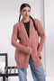 PINK-V-NECK FULL SLEEVES CARDIGAN SWEATER (24X-070-66)