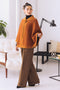 CAMEL CAPE STYLE FULL SLEEVES CARDIGAN SWEATER (24X-073-66)