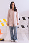 PINK V-NECK FULL SLEEVES CARDIGAN SWEATER (24X-074-66)