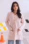 PINK V-NECK FULL SLEEVES CARDIGAN SWEATER (24X-074-66)