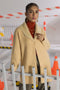 CREAM COAT COLLAR FULL SLEEVES CARDIGAN SWEATER (24X-075-66)