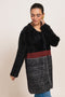 BLACK ROUND NECK FULL SLEEVES CARDIGAN SWEATER (24X-077-66)