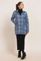 BLUE-NOTCHED COLLAR FULL SLEEVES CARDIGAN SWEATER (24X-081-66)