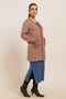 BROWN-V-NECK CARDIGAN FULL SLEEVES SWEATER (24X-086-66)