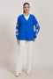 BLUE-FULL SLEEVES CARDIGAN SWEATER (24X-091-66)