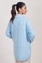 SKY-BLUE-WING COLLAR FULL SLEEVES CARDIGAN SWEATER (24X-092-66)