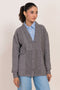 GREY-FULL SLEEVES CARDIGAN SWEATER (24X-094-66)