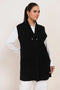 BLACK-SHAWL COLLAR SANDO CARDIGAN SWEATER (24X-095-66)