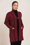 MAROON-FULL SLEEVES CARDIGAN SWEATER (24X-097-66)