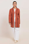 RUST-FULL SLEEVES CARDIGAN SWEATER (24X-097-66)