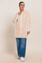 BEIGE-ROUND NECK FULL SLEEVES CARDIGAN SWEATER (24X-099-66)