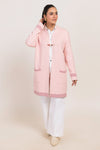 PINK-FULL SLEEVES CARDIGAN SWEATER (24X-100-66)