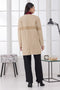 KHAKI-FULL SLEEVES CARDIGAN SWEATER (24X-101-66)