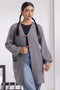 CHARCOAL-FULL SLEEVES CARDIGAN SWEATER (24X-103-66)