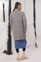 GREY-SHAWL COLLAR FULL SLEEVES CARDIGAN SWEATER (24X-105-66)