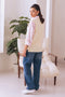 O-WHITE-SANDO V-NECK CARDIGAN SWEATER (24X-152-66)