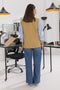 GOLD-SANDO V-NECK-CARDIGAN SWEATER (24X-170-66)