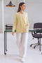 LEMON-FULL SLEEVES V-NECK CARDIGAN SWEATER (24X-171-66)