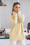 LEMON-FULL SLEEVES V-NECK CARDIGAN SWEATER (24X-171-66)