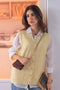 LEMON-SANDO V-NECK CARDIGAN SWEATER (24X-172-66)