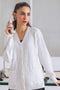 WHITE-FULL SLEEVES V-NECK CARDIGAN SWEATER (24X-173-66)