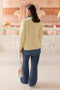 CREAM-FULL SLEEVES V-NECK CARDIGAN SWEATER (24X-177-66)