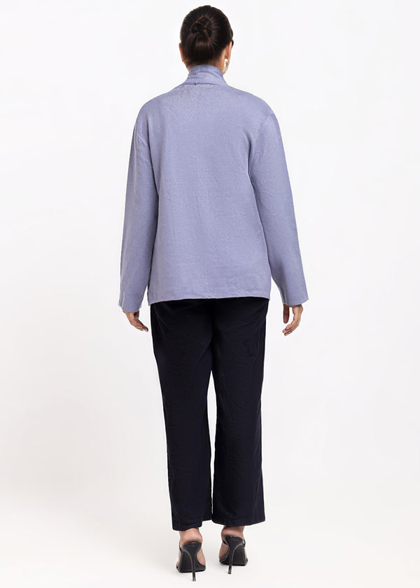 V-Blue-V-Cardigan Full Sleeves Sweater (25Y-065-67)