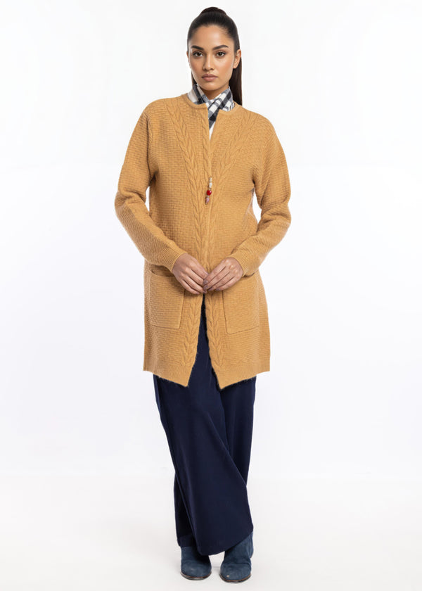 Honey-Round Neck Cardigan Full Sleeves Sweater (25Y-118-67)