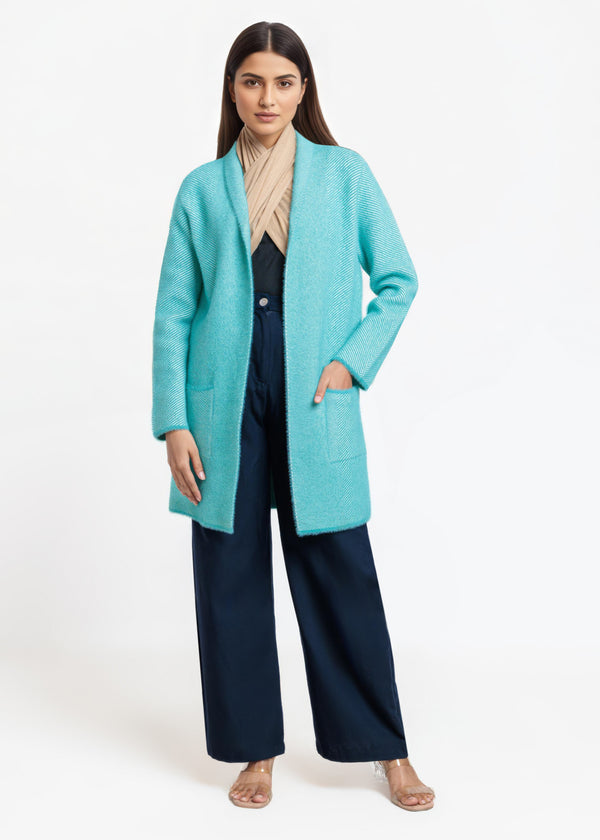 Turqs-Shawl Collar Full Sleeves Cardigan Sweater (25Y-120-67)