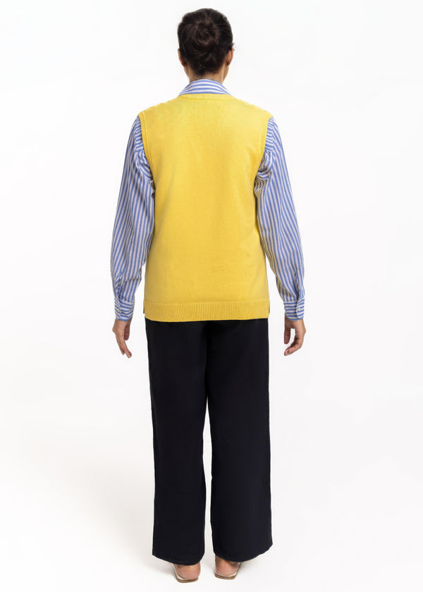 Lemon-V-Cardigan Sando Sweater (25Y-202-67)
