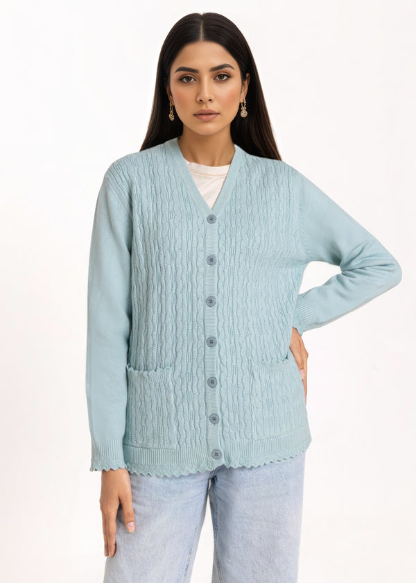 L-Turqs-V-Cardigan Full Sleeves Sweater (25Y-225-67)