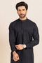 N-BLUE-BLENDED-KURTA SHALWAR - (KSRW24-021)