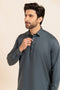 S-GREEN-BLENDED-SHALWAR SUIT - (GSSW24-012)