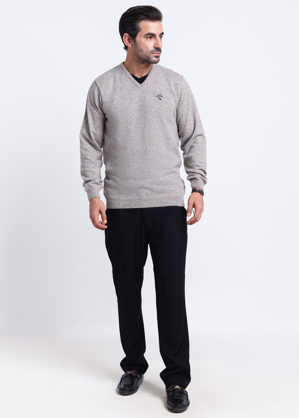 String-V-Neck Full Sleeves Sweater (501-14)