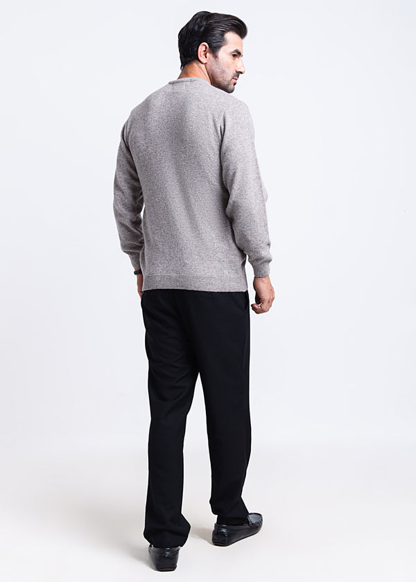 String-V-Neck Full Sleeves Sweater (505-14)