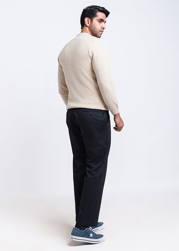 Swan-V-Neck Full Sleeves Sweater (505-14)