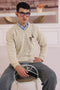 SWAN-V-NECK FULL SLEEVES SWEATER (506-15)