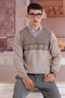 STRING-V-NECK FULL SLEEVES SWEATER (510-15)