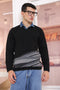 J-BLACK-V-NECK FULL SLEEVES SWEATER (511-15)