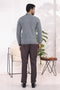 ST-GREY-V-NECK FULL SLEEVES SWEATER (517-15)