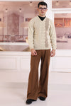 SWAN-V-NECK FULL SLEEVES SWEATER (519-15)