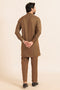 GOLDEN-BLENDED-KURTA TROUSER - (KSW24-025)