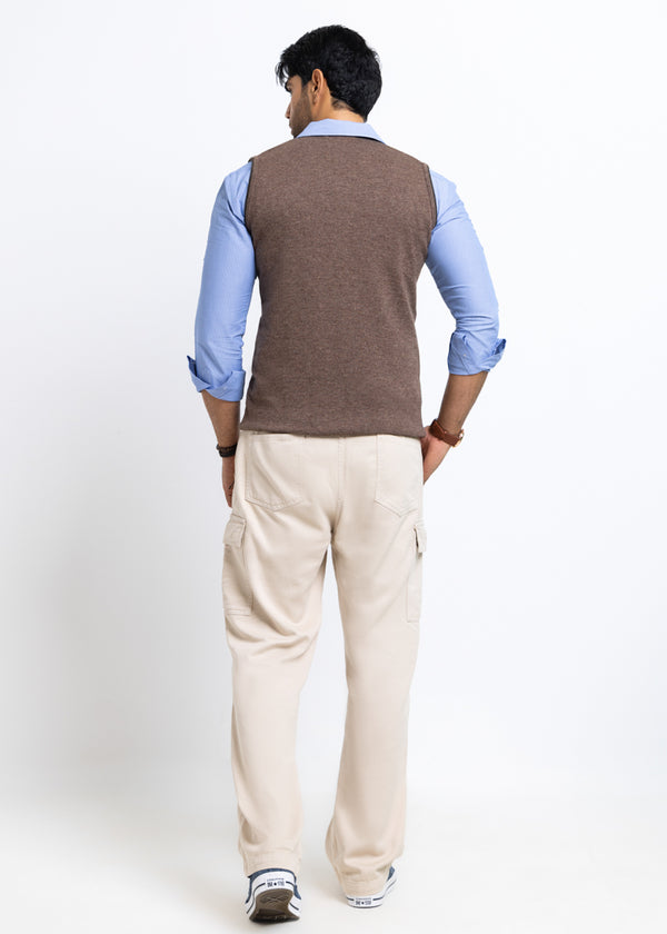 N-Sand-V-Neck Sando Sweater (652-14)