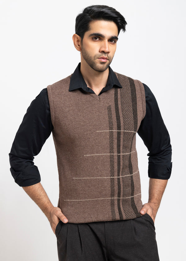 N-Sand-V-Neck Sando Sweater (668-14)