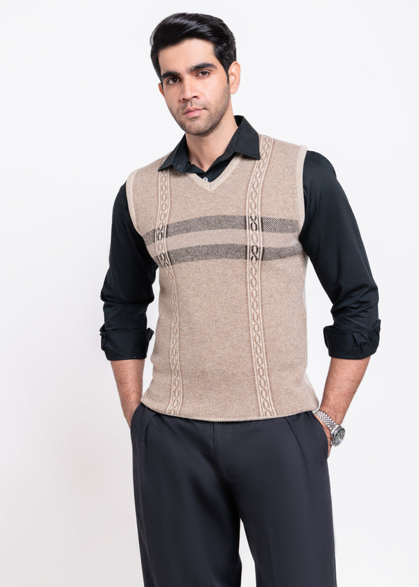 N-Stone-Gents V-Neck Sando Sweater (671-14)