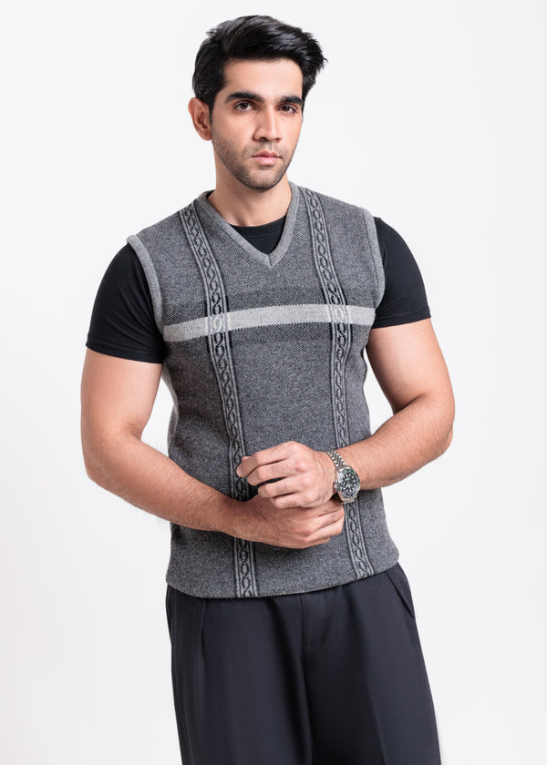 St-Gray-Gents V-Neck Sando Sweater (671-14)