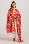 RED-JACQUARD-SHAWL (6W24JQ1P01)