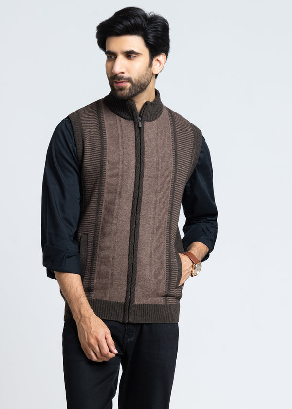 Brahmin-Turtle Neck Zipper Sando Sweater (788-14)