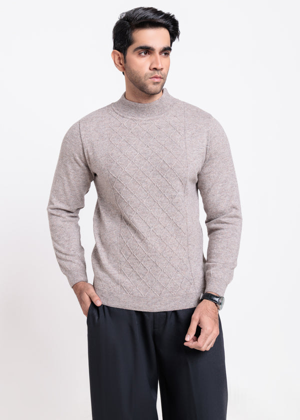 String-Round Turtle Neck Full Sleeve Sweater (851-14)