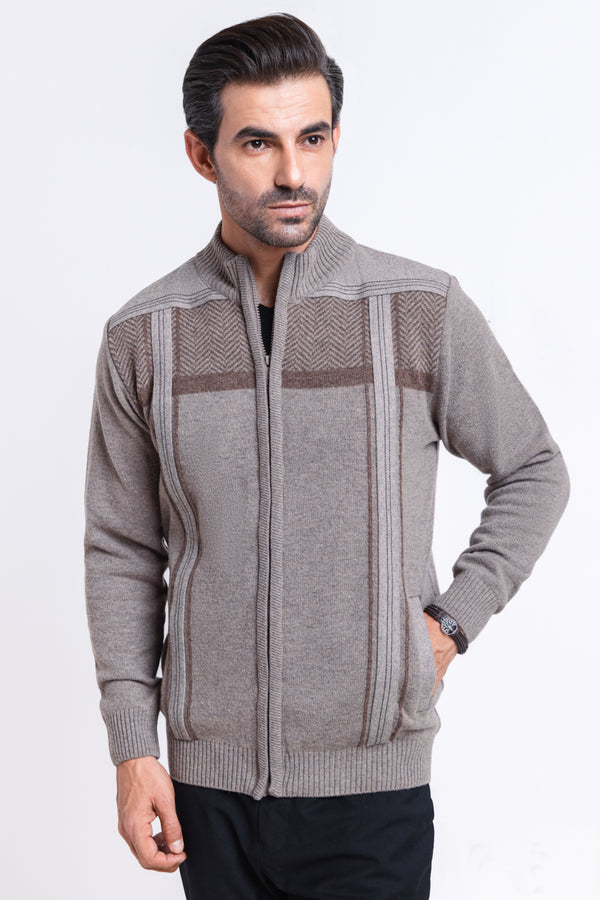 Moonrock-Turtle Neck Zipper Full Sleeves Sweater (904-14)